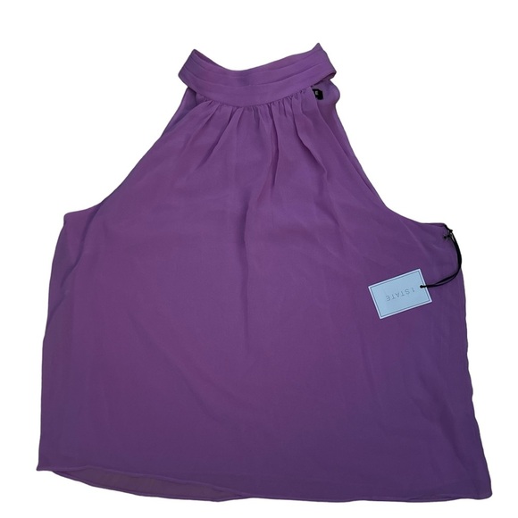 1.STATE Lilac Halter XL Top BNWT - Picture 1 of 8